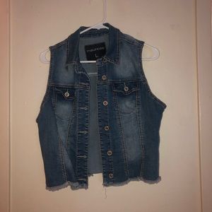 Denim vest